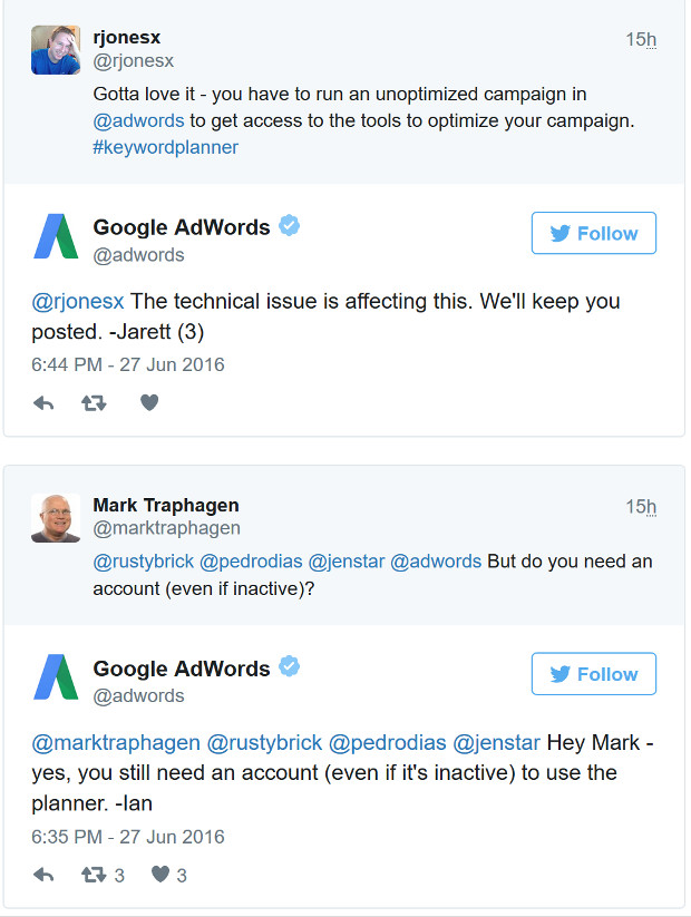 AdWords: Keyword-Planner