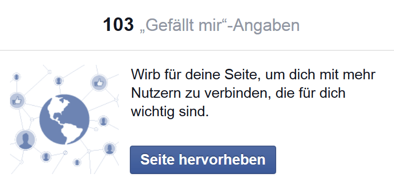 Facebook: Zahl der "Gefällt mir"-Angaben