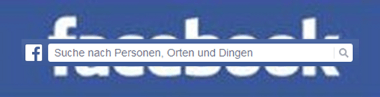 Facebook-Suchebox