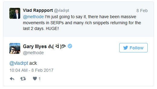 Gary Illyes: keine Aussage zu möglichem Google-Update