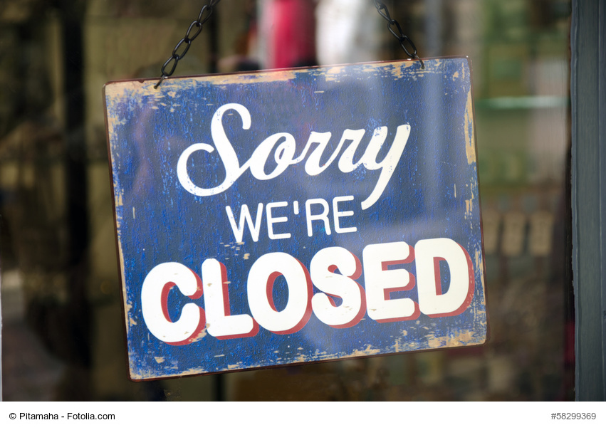 Vorübergehend geschlossen