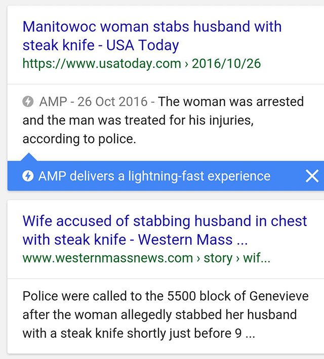 Google: neues AMP-Banner