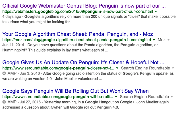 Google: AMP-Ergebnisse in der Desktop-Suche