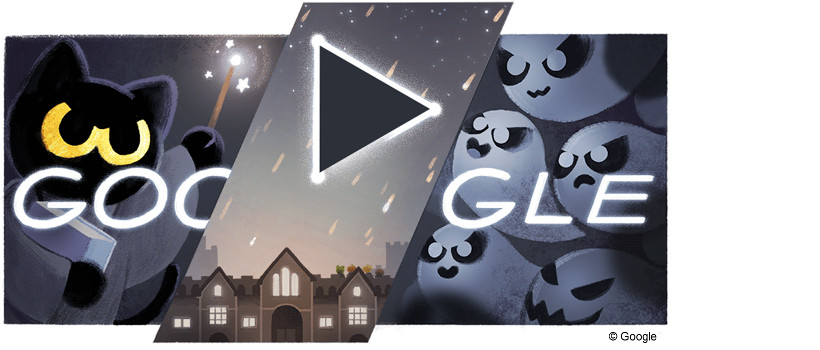 Google Halloween-Doodle 2016