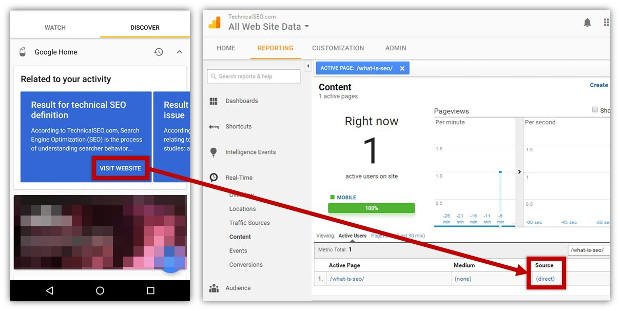 Google Analytics wertet Besuche per Google Home als direkten Traffic