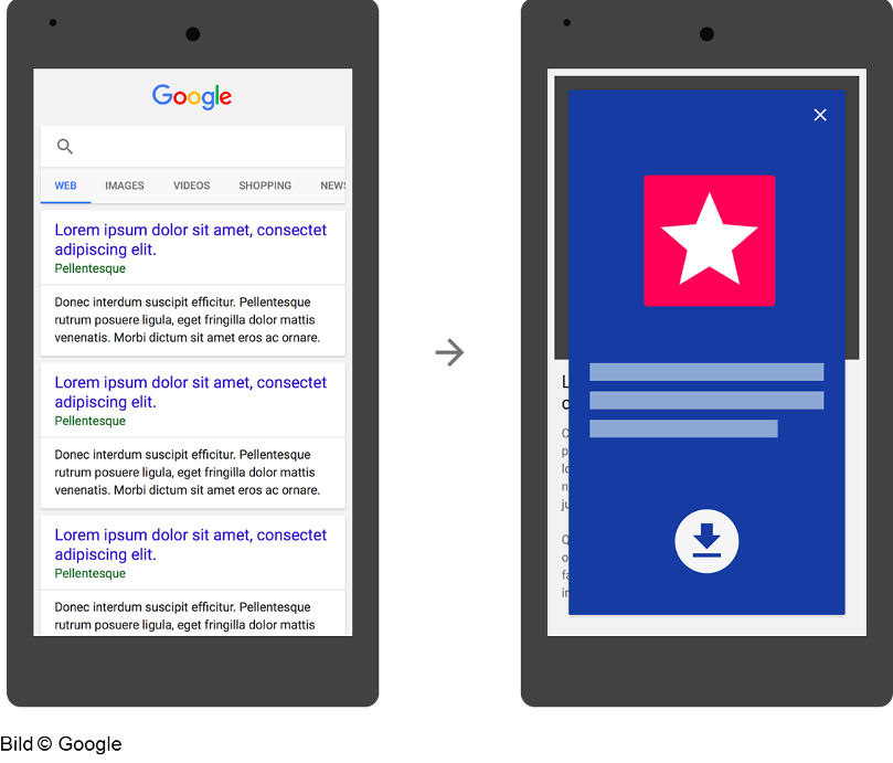 Zu großes Interstitial