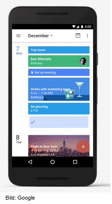 Google-Kalender: Reminder