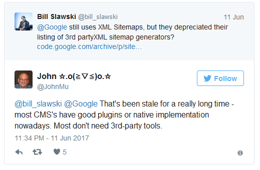 Google: keine Sitemap-Generatoren mehr nötig