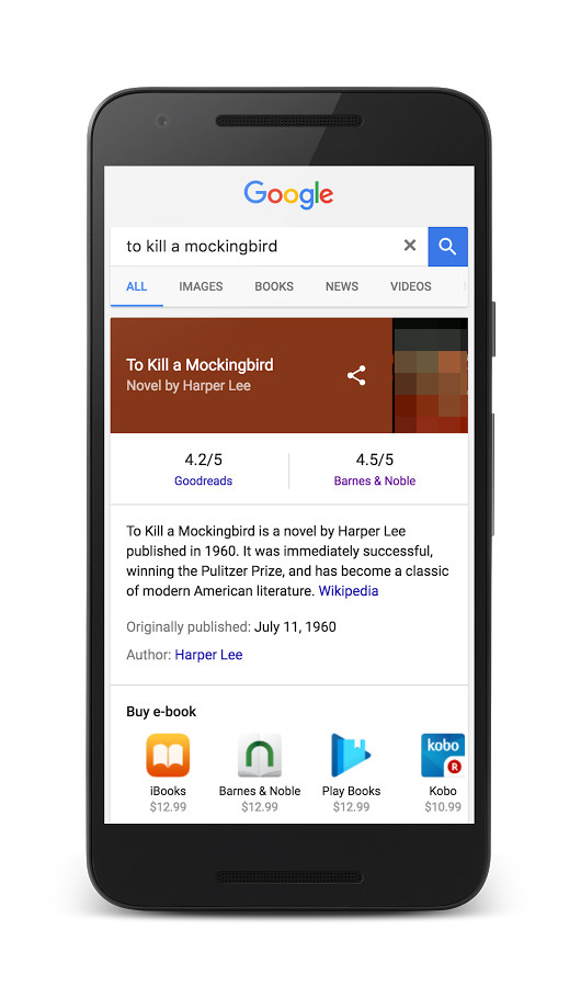 Google: Rich Cards für Bücher