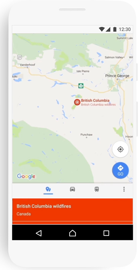 Google: SOS Alert in der Suche