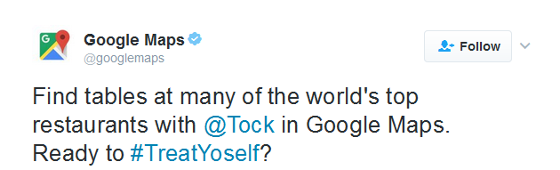 Google Maps: Reservierung von Restaurants via Tock