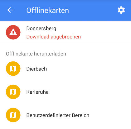 Google Maps: Kartendaten herunterladen