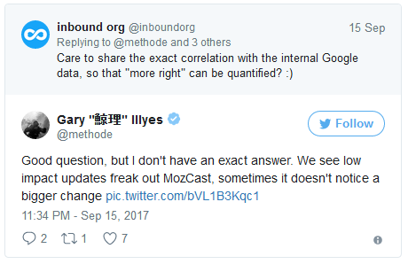 Google über Mozcast