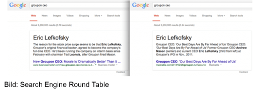 Google zeigt im Knowledge Graph unterschiedliche Quellen