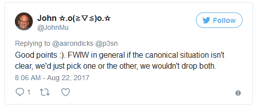 Google: Bei einander widersprechenden Canonicals wird eines gewählt