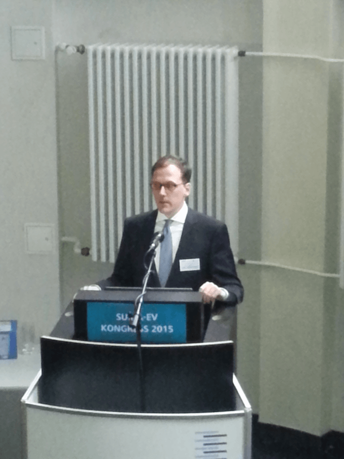 Dirk Lewandowski auf der SUMA 2015