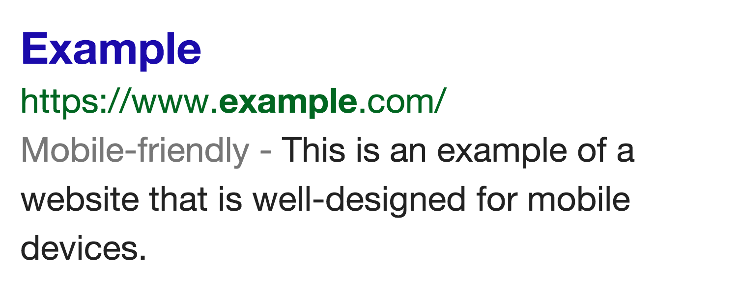 Google: Kennzeichnung für mobil-freundliche Seiten