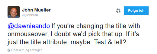 Johannes Müller zu Title-Attributen von Bildern (Twitter)