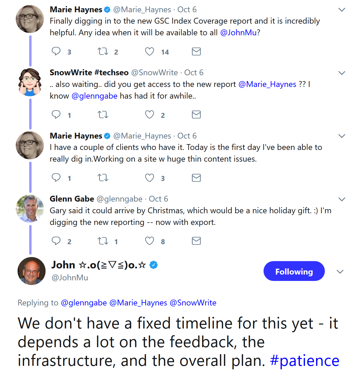Neue Google Search Console: Termin nach wie vor ungewiss