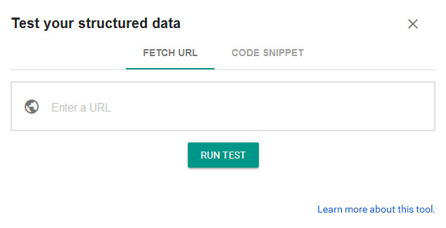 Structured Data Testing Tool neu
