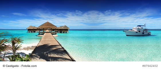 Hotel, Urlaub, Strand