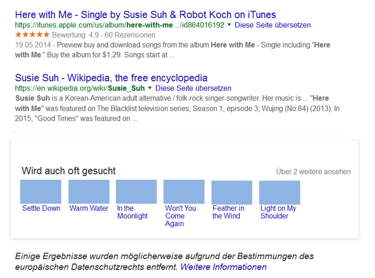 Wird auch oft gesucht - Google