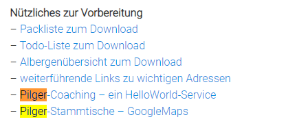 Google: Anker-Link, der für die Description verwendet wird