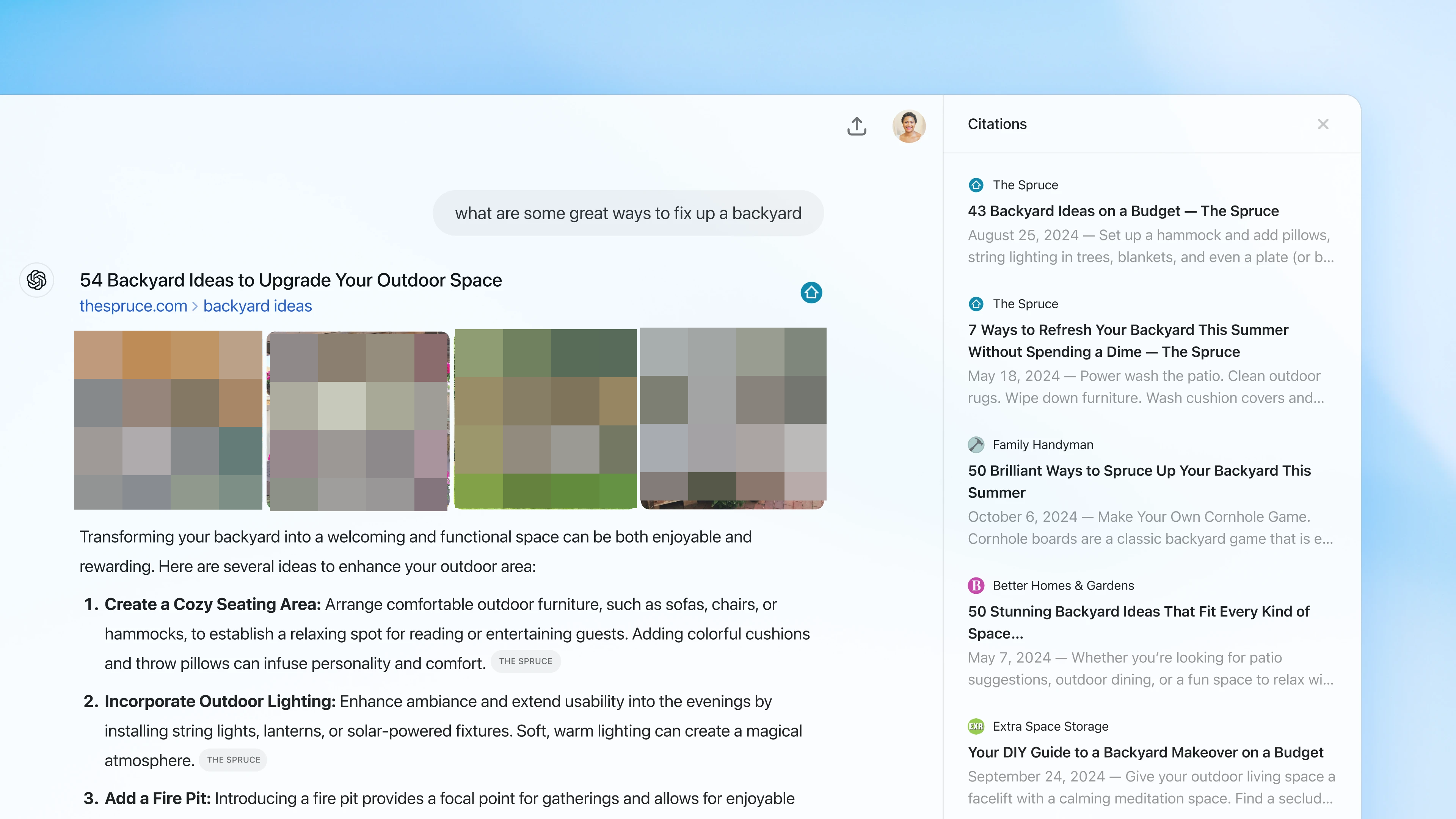 ChatGPT Search Suchergbnis