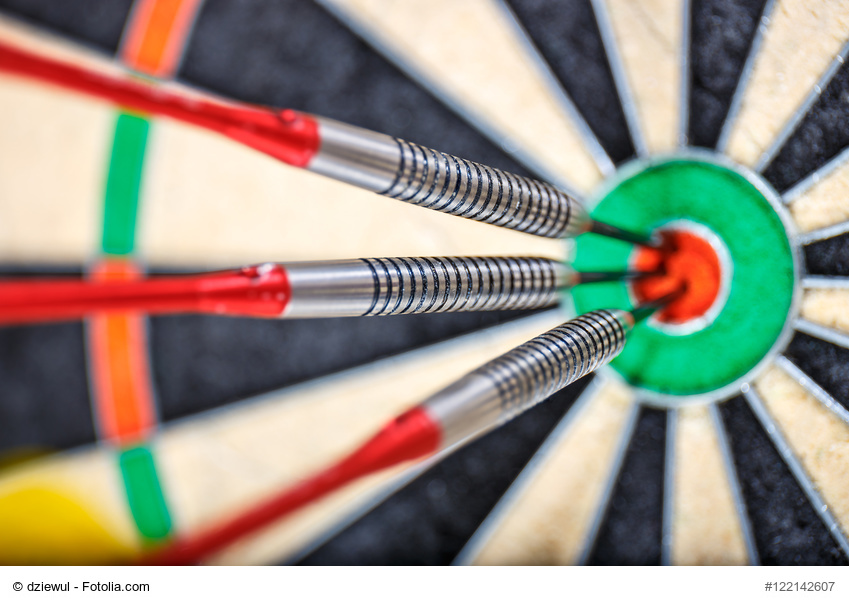 Dartscheibe: Targeting