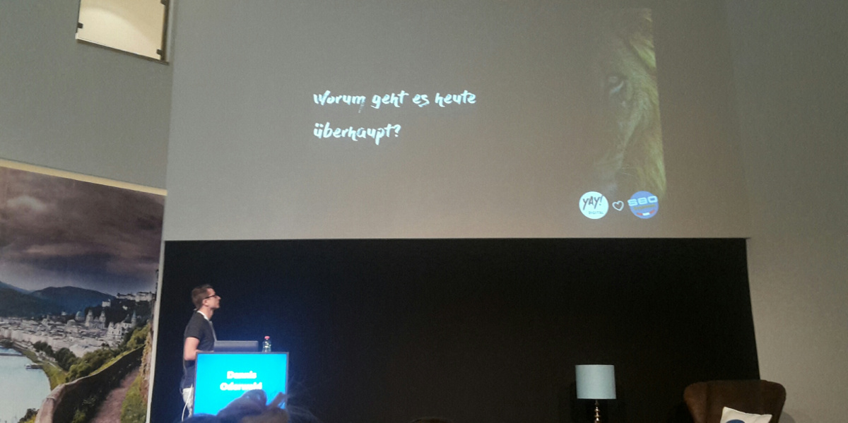 Dennis Oderwald auf der SEOkomm