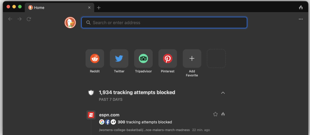 DuckDuckGo-Browser für Mac