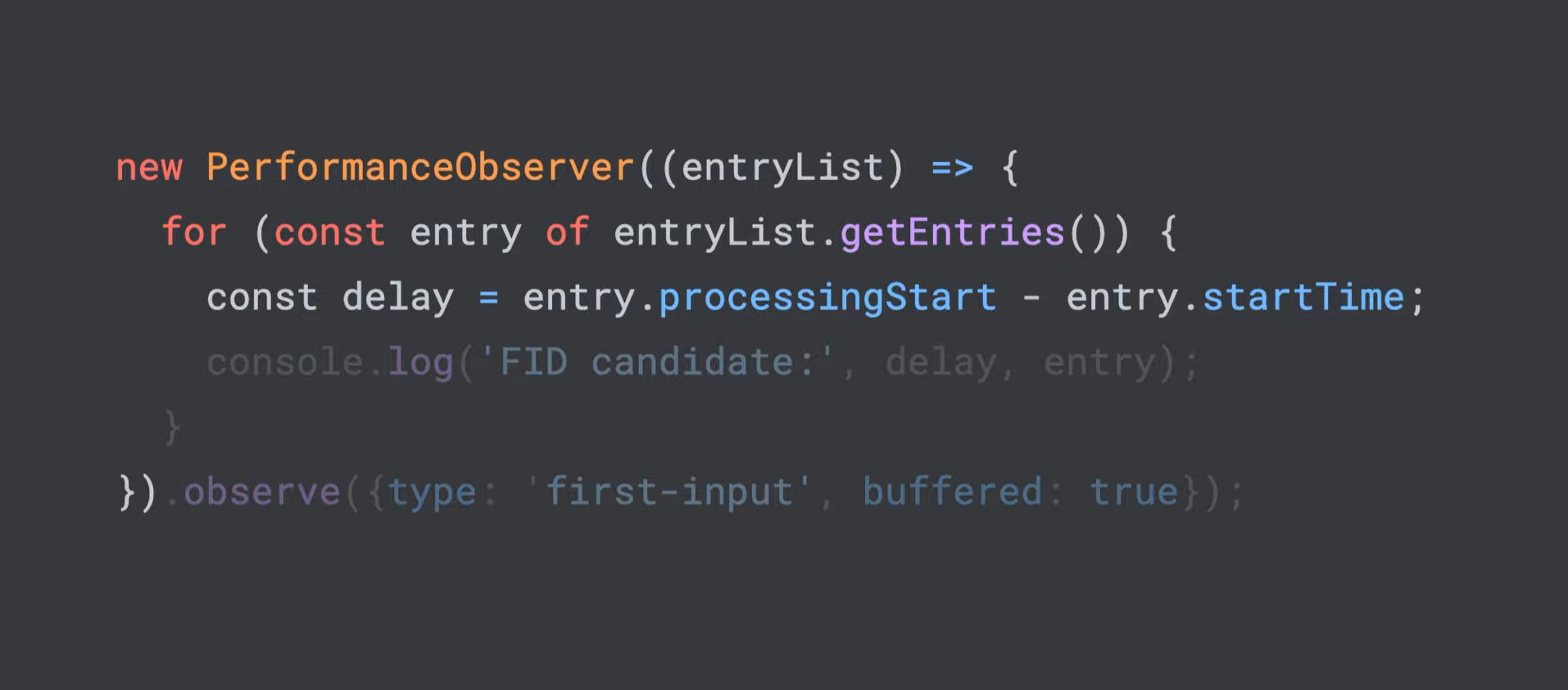 FID Performance Observer