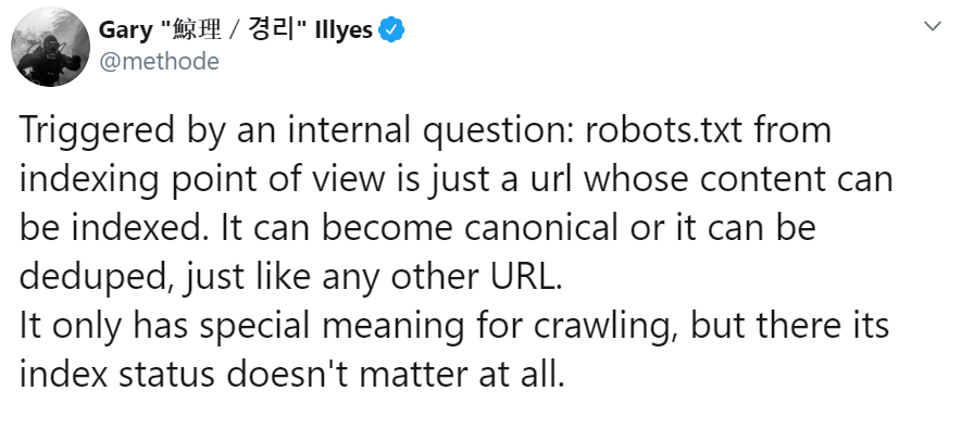 Google: Indexierungsstatus der robots.txt spielt keine Rolle für das Crawlen