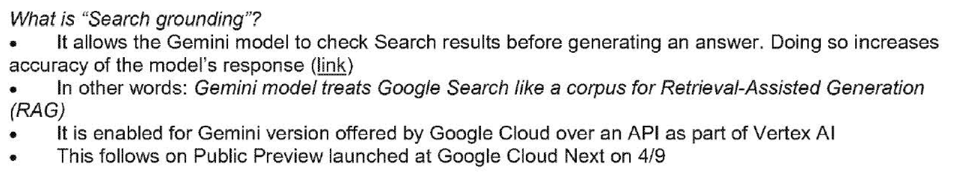 Google: interne Mail zu KI - erst Grounding, dann Antwort