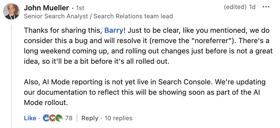 Google AI Mode: Reporting kommt in die Search Console