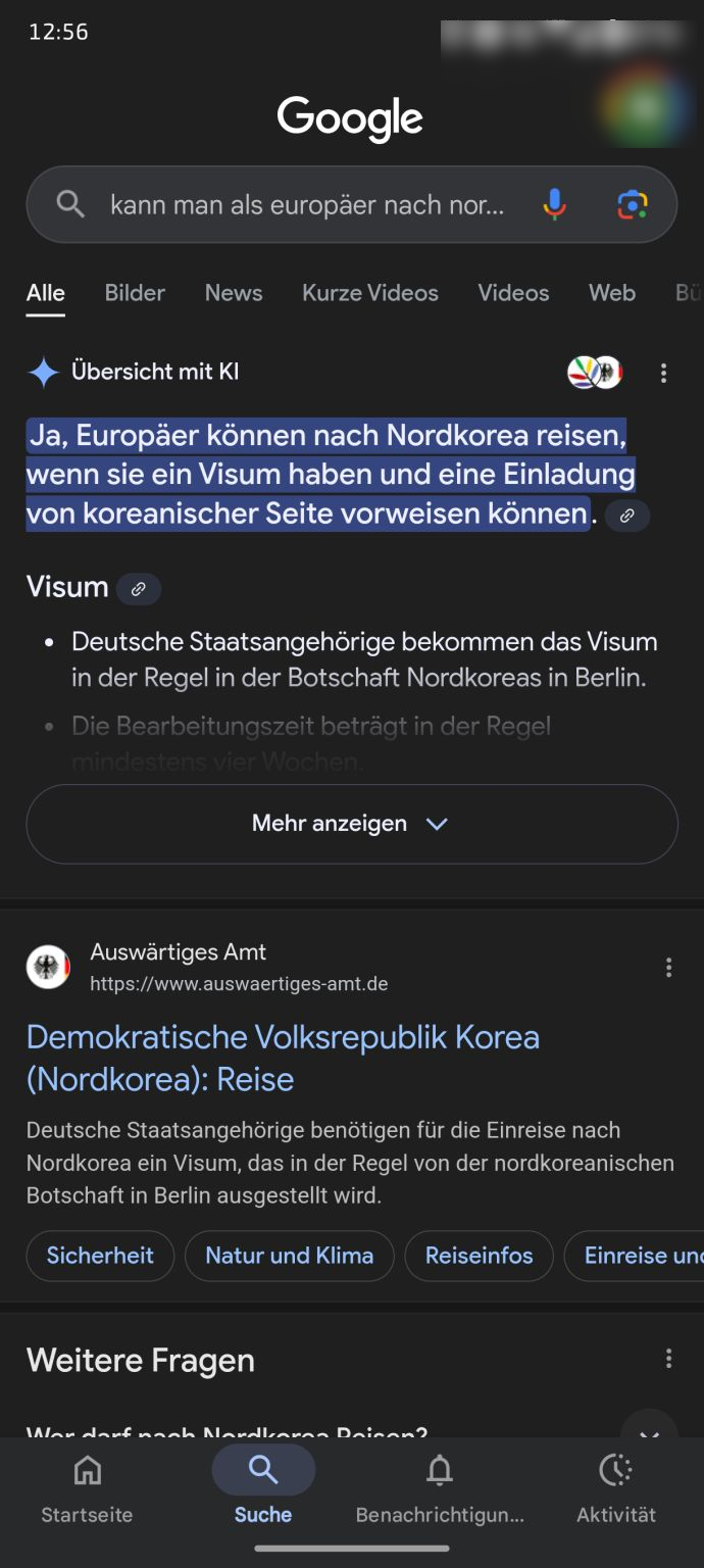 Google AI Overviews auf Deutsch