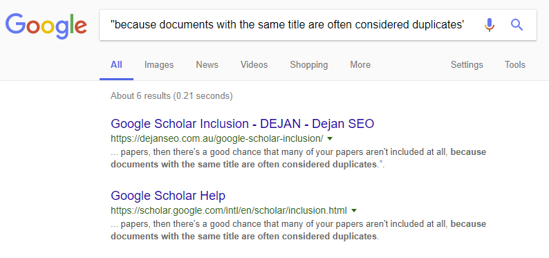 Google selbst kann per Link Inversion auf den zweiten Platz verwiesen werden
