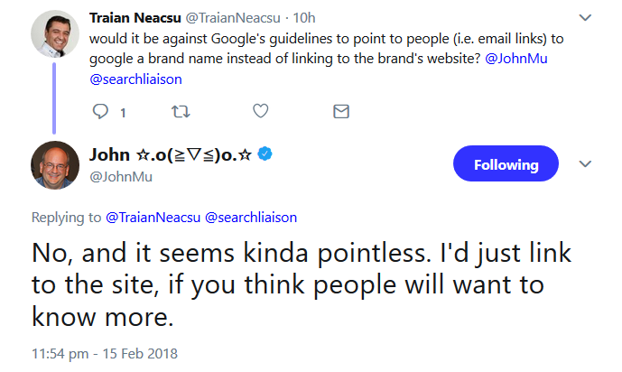 Google: Links auf SERP statt auf eigene Unternehmensseite sinnlos