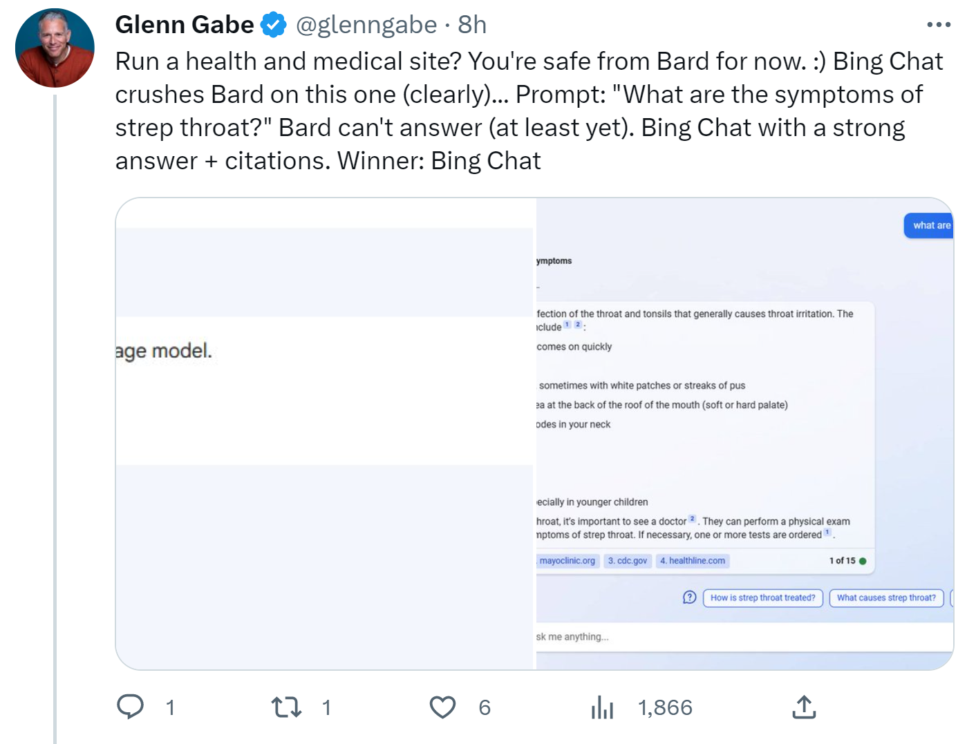 Google Bard kann noch keine medizinischen Fragen beantworten
