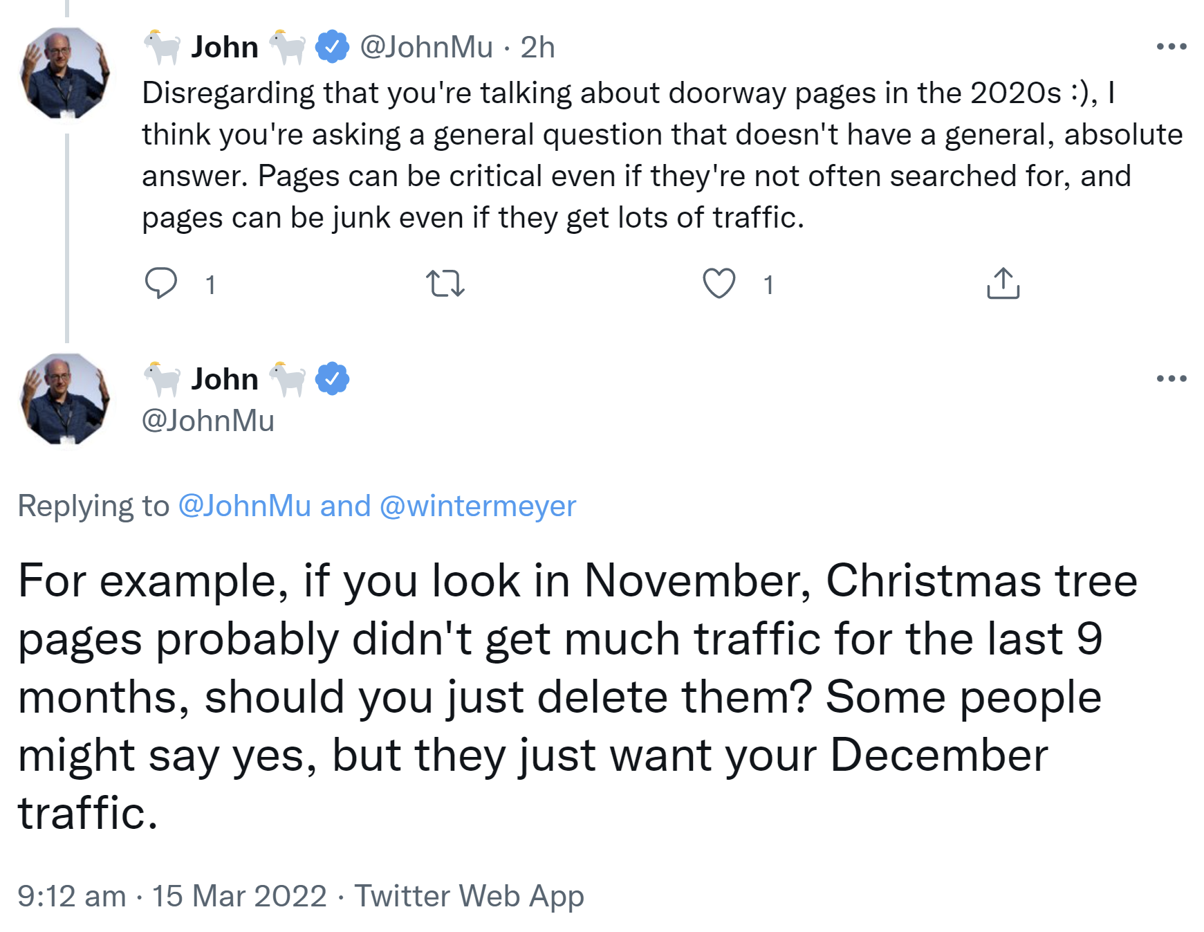Google: Bedeutung von Webseiten hängt nicht vom Traffic ab
