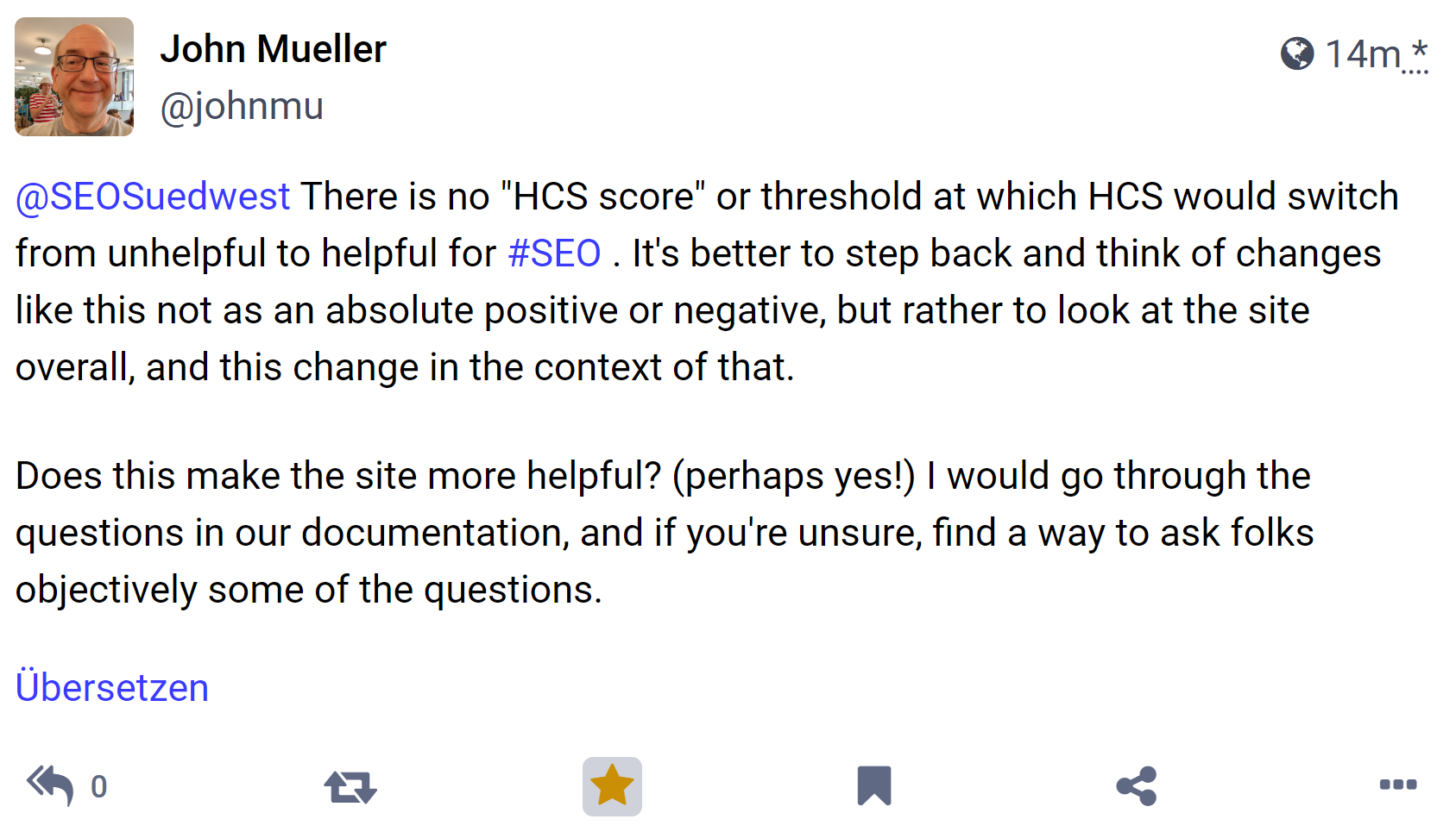 Google: Bei Änderungen mit Blick auf das Helpful Content System immer prüfen, ob sich dadurch die Website insgesamt verbessert