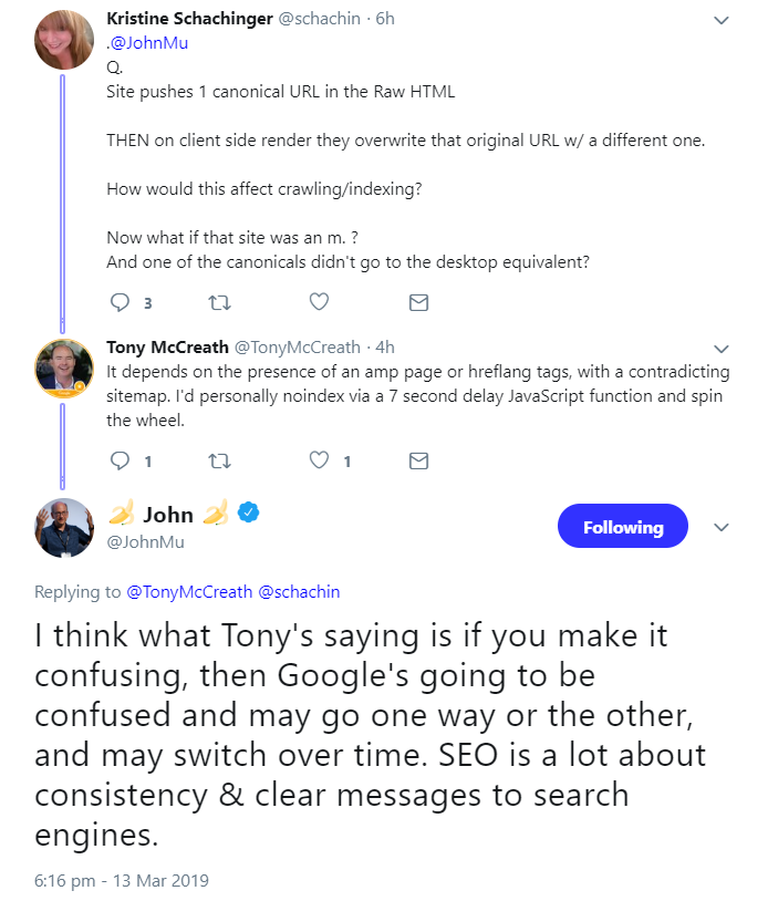 Google: Bei SEO geht es um Konsistenz