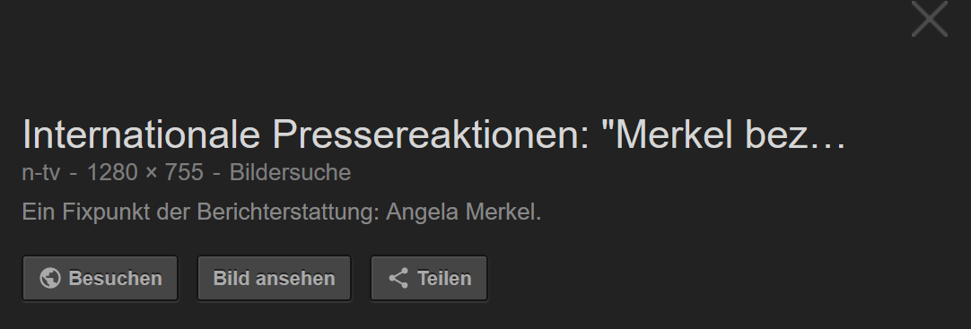 Google Bildersuche: Button 'Bild ansehen'