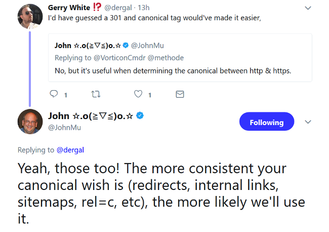 Google: Signale für Canonicals sollten einheitlich sein