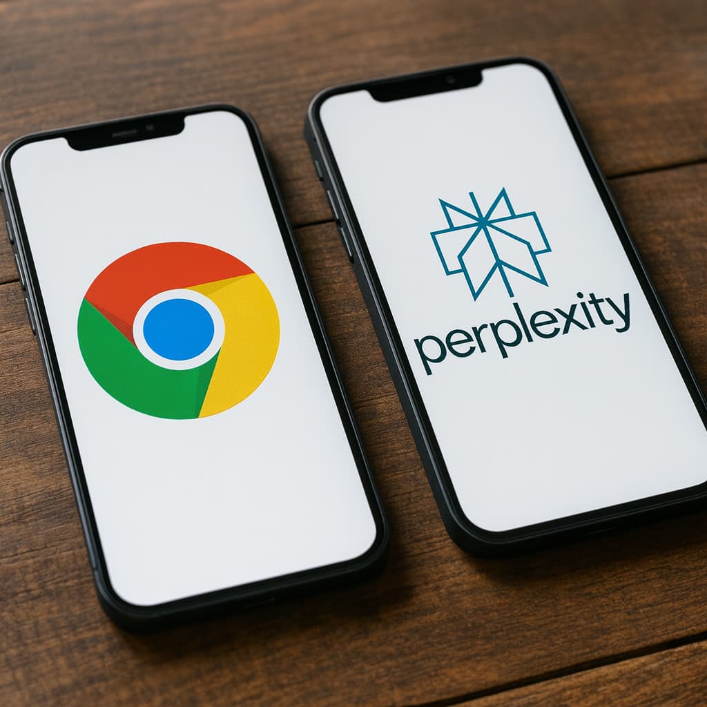 Google Chrome und Perplexity