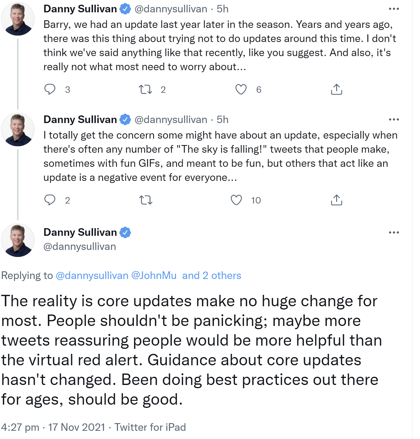 Core Update kurz vor der Shopping-Saison: Google rät von Panik ab