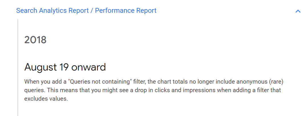 Data Anomalies Page: Hinweis für den 19.8.2018