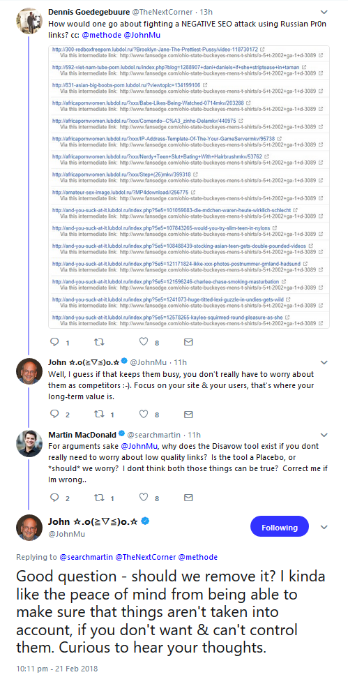 Google: Ist der Einsatz des Disavow-Tools nun sinnvoll oder nicht?