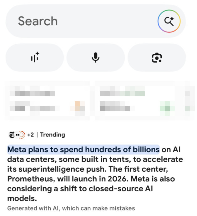 Google Discover AI Overview
