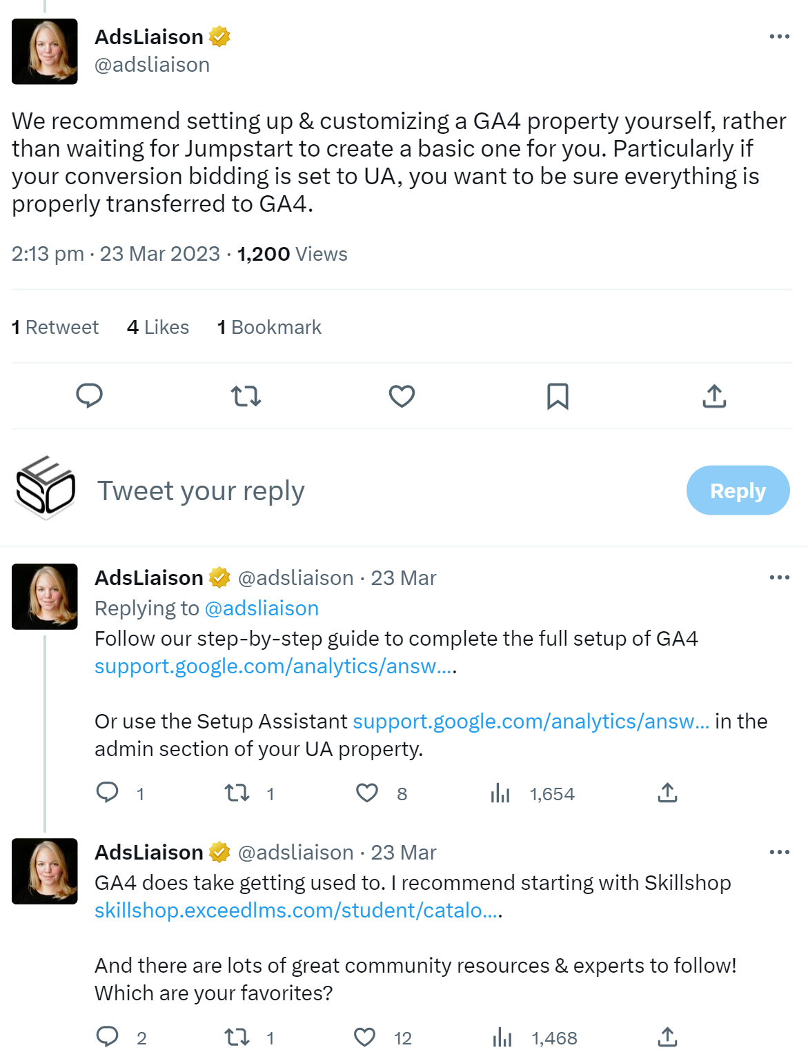 Google empfiehlt, rechtzeitig mit der Umstellung auf GA4 zu beginnen